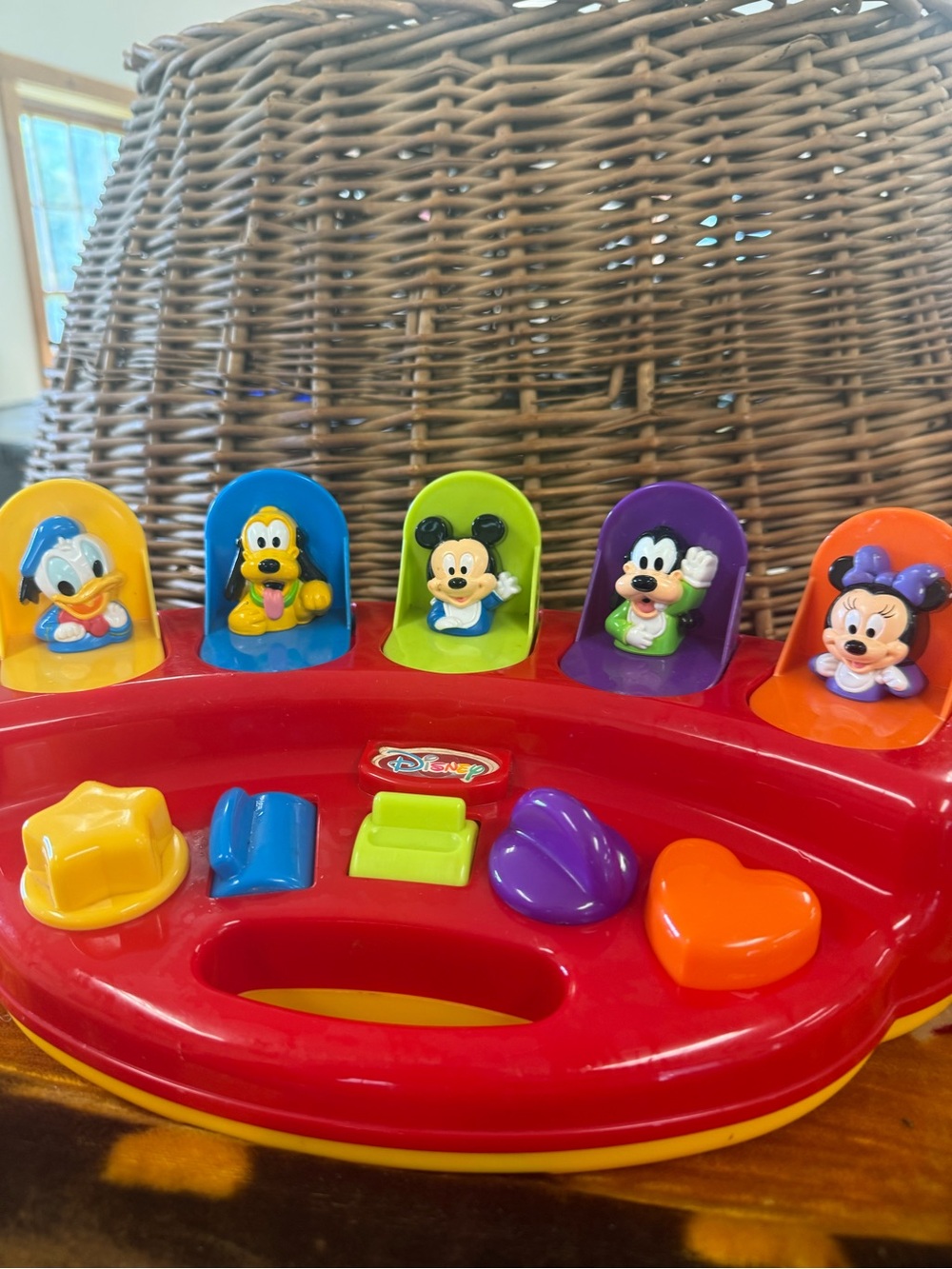 Vintage Disney Mickey & Friends Pop-Up Activity Toy – 5 Characters